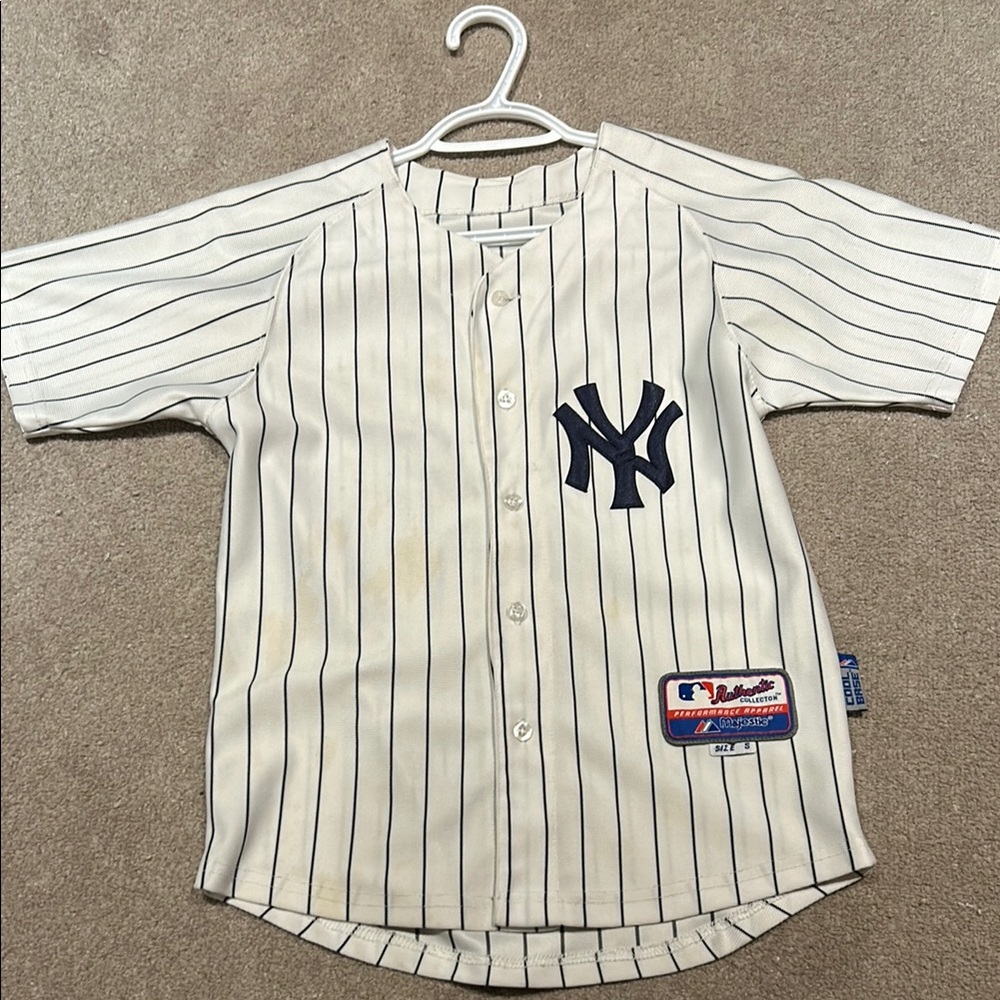 Kids Striped Baseball Jersey
